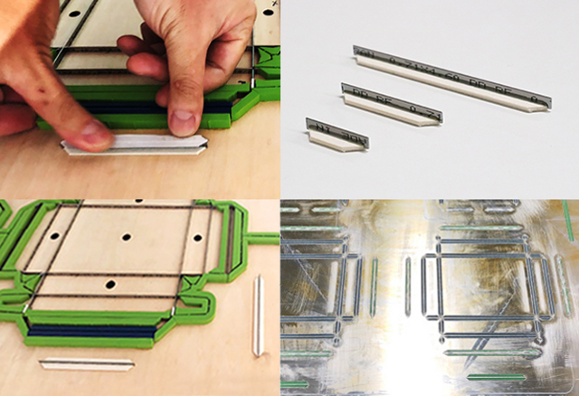 ワンタッチ罫線　バランス罫　デリバリー　紙垂れ