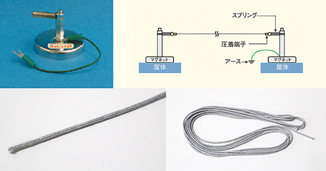静電気防止ヒモ